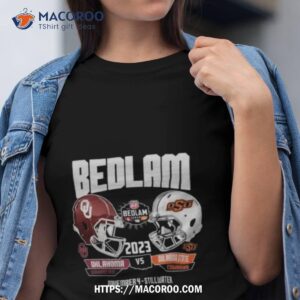 Oklahoma Sooners Vs Oklahoma State Cowboys 2023 Bedlam Football Matchup Shirt