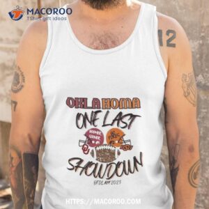 oklahoma sooners vs oklahoma state cowboys 2023 one last showdown shirt tank top