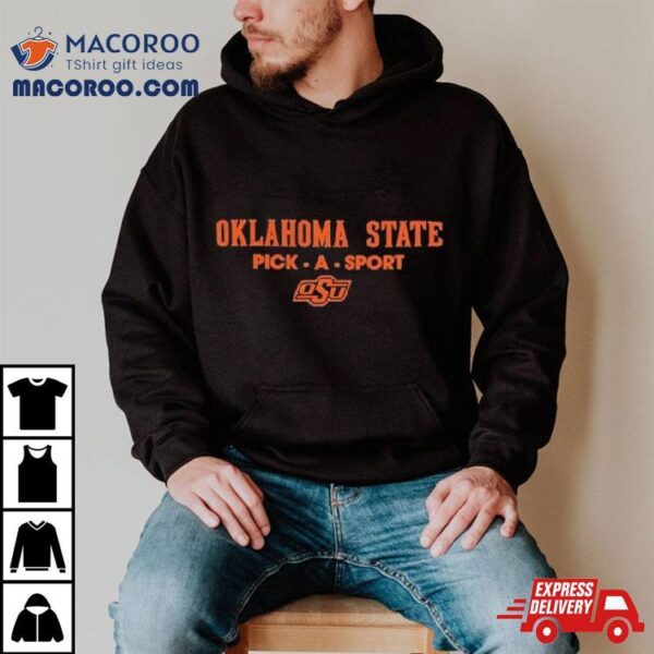 Oklahoma State Cowboys Pick A Sport Logo 2023 Shirt