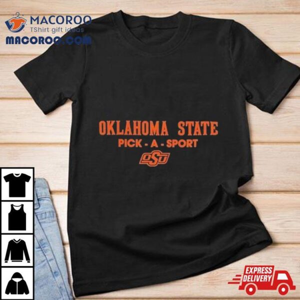 Oklahoma State Cowboys Pick A Sport Logo 2023 Shirt