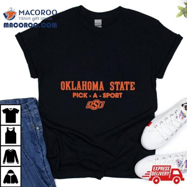 Oklahoma State Cowboys Pick A Sport Logo 2023 Shirt