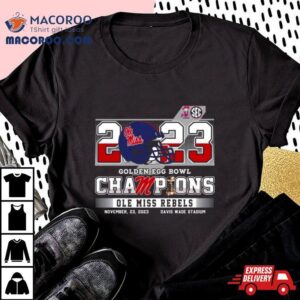 Ole Miss Rebels Football 2023 Golden Egg Bowl Champions Shirt