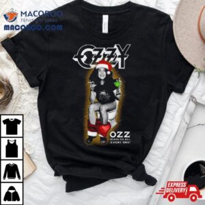 Ozzy Osbourne Ozz Bless Us All Christmas T Shirt