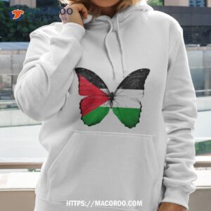 palestine flag butterfly shirt hoodie 2