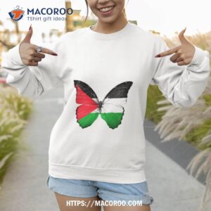 palestine flag butterfly shirt sweatshirt 1