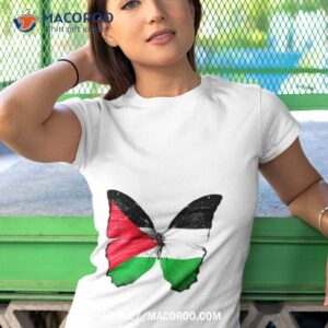 Palestine Flag Butterfly Shirt