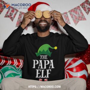 papa elf matching family group christmas party sweatshirt sweatshirt 3