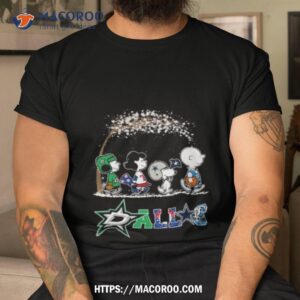 Peanuts Snoopy And Friends Dallas Sports Team 2023 Shirt