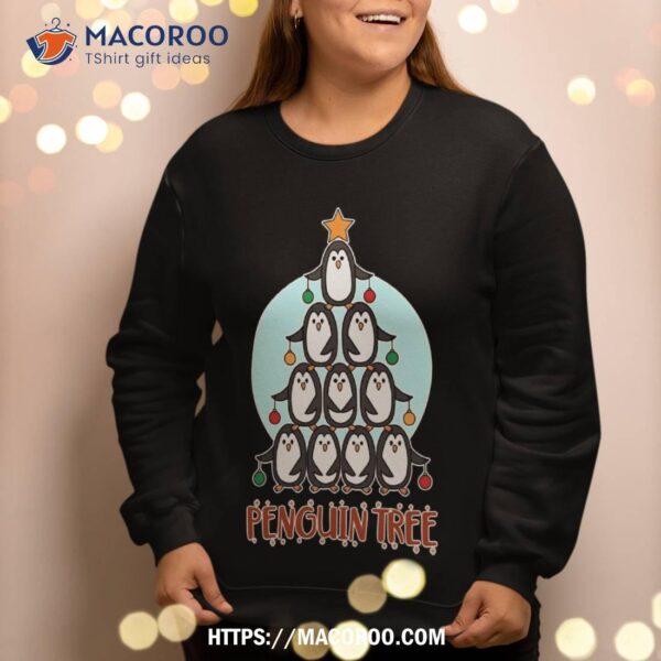 Penguin Christmas Tree Shirt For & – Sweatshirt