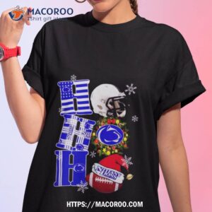 Penn State Nittany Lions Ncaa Ho Ho Ho Christmas Shirt