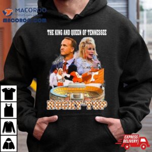 Peyton Manning Dolly Parton Sings Rocky Top In Neyland Stadium For Tennessee Signatures Tshirt