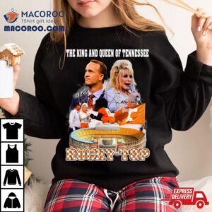 Peyton Manning Dolly Parton Sings Rocky Top In Neyland Stadium For Tennessee Signatures Shirt