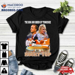 Peyton Manning Dolly Parton Sings Rocky Top In Neyland Stadium For Tennessee Signatures Tshirt