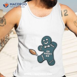 Philadelphia Eagles Gingerbread Man Tank Top 3