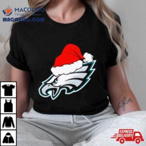 Philadelphia Eagles Logo Santa Hat Christmas Tshirt