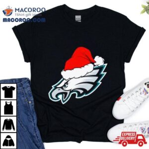 Philadelphia Eagles Logo Santa Hat Christmas Tshirt