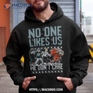 Philadelphia Eagles No One Like Us We Don’t Care Ugly Christmas T Shirt 1 Philadelphia Eagles No One Like Us We Don T Care Ugly Christmas Hoodie