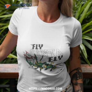 Philadelphia Eagles Santa Claus Fly Santa Christmas T Shirt