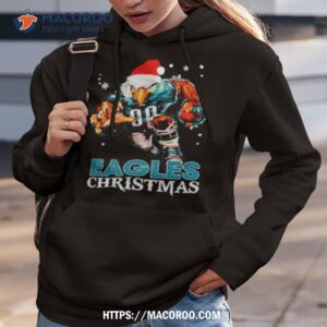 Philadelphia Eagles Santa Hat Merry Eagles Christmas Shirt