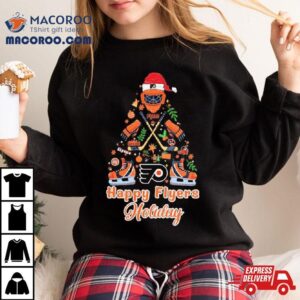 Philadelphia Flyers Ice Hockey Nhl Philly Hart Grit Happy Flyers Holidays Christmas Sweater Tshirt