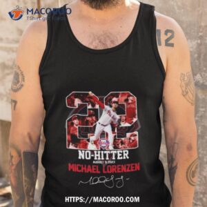 philadelphia phillies 22 no hitter michael lorenzen signature t shirt tank top