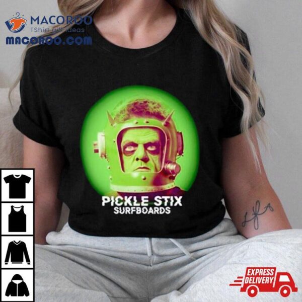 Pickle Stix Surfboards Spaceman Shirt