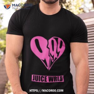 Pink Heart Juice Wrld 999 Merchandise Shirt