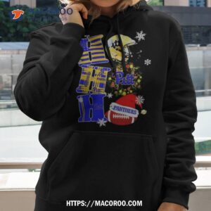 Pittsburgh Panthers Ncaa Ho Ho Ho Christmas Shirt 2 Pittsburgh Panthers Ncaa Ho Ho Ho Christmas Hoodie 2