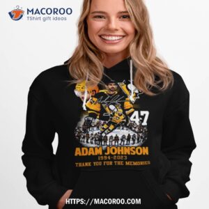 Pittsburgh Penguins Adam Johnson 1994 2023 Thank You For The Memories Signature Shirt