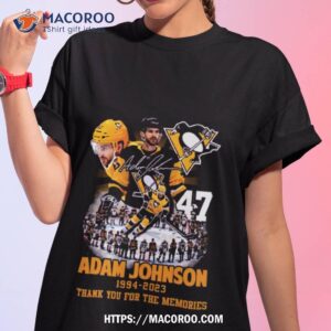 Pittsburgh Penguins Adam Johnson 1994 2023 Thank You For The Memories Signature Shirt