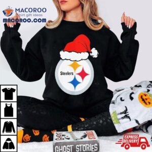 Pittsburgh Steelers Logo Santa Hat Christmas Tshirt