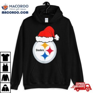 Pittsburgh Steelers Logo Santa Hat Christmas Tshirt