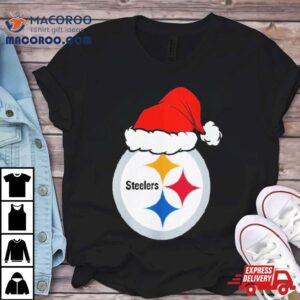 Pittsburgh Steelers Logo Santa Hat Christmas Tshirt