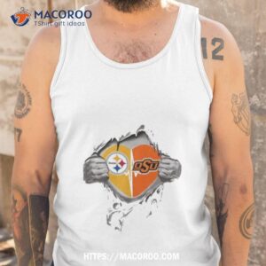 Pittsburgh Steelers Oklahoma State Cowboys It S In My Hear Tank Top