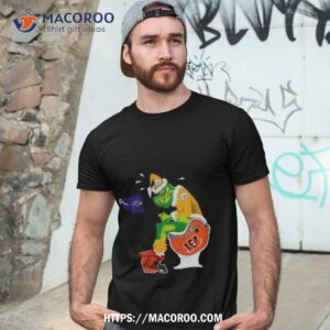 Pittsburgh Steelers Santa Claus Grinch Toilet Christmas 2023 Shirt