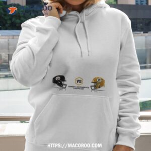 Pittsburgh Steelers Vs Green Bay Packers Nfl 2023 Weekend Helmet Matchup Shirt