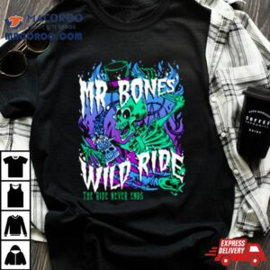 Planet Coaster Mr Bones Wild Ride Tshirt