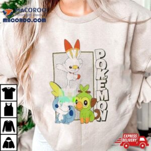 Pokmon Galar Region Starters Youth Tshirt