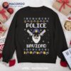Police Navidad Ugly Christmas Sweater Funny Policeman X-mas Sweatshirt