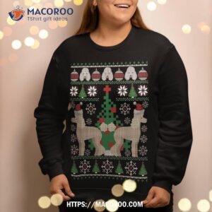 poodle ugly christmas funny holiday dog lover xmas gift sweatshirt sweatshirt 2