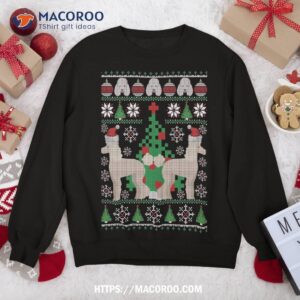 Poodle Ugly Christmas Funny Holiday Dog Lover Xmas Gift Sweatshirt