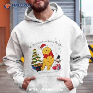 Pooh Christmas The Most Beutiful Time Of The Year Shirt