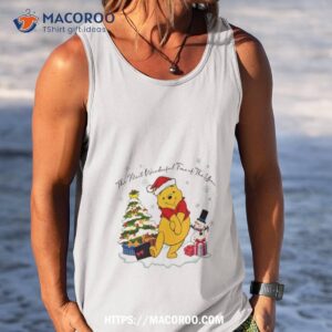 pooh christmas the most beutiful time of the year shirt tank top