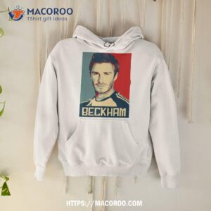 portrait of david beckham shirt hoodie