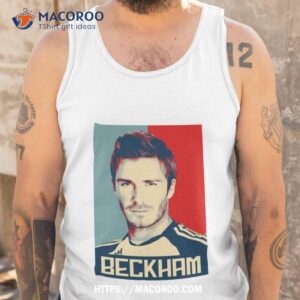 portrait of david beckham shirt tank top