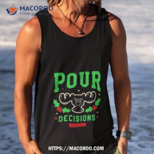 Pour Decisions Christmas Edition Tank Top