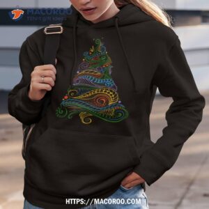 Psychedelic Christmas Tree Hoodie 3