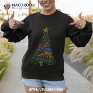 Psychedelic Christmas Tree Sweatshirt 1