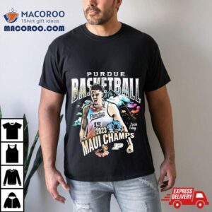 Purdue Basketball Zach Edey Maui Champs Tshirt