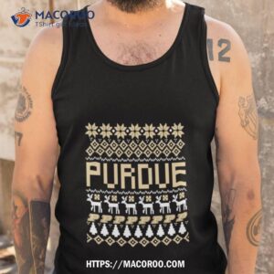 Purdue Boilermakers Holiday Ugly Tank Top